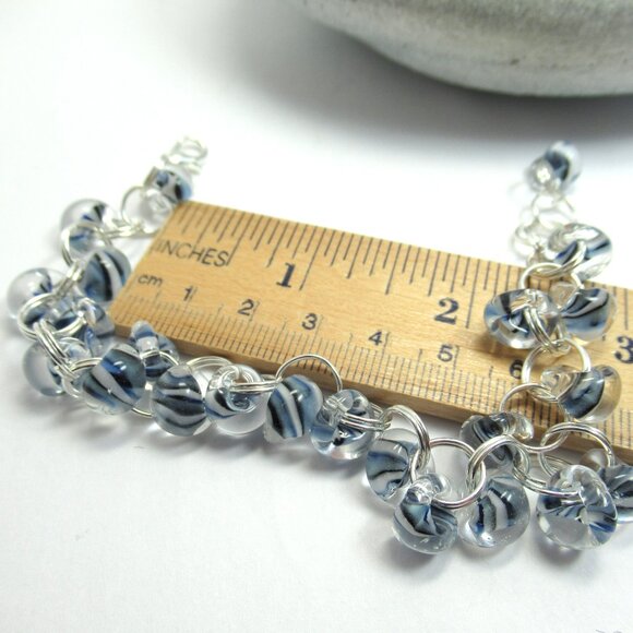 Boro glass drop bracelet - Picture 4 of 8